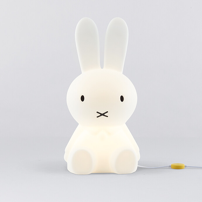 Lampe Miffy Star Light 50 cm Blanc Mr Maria – vue de face