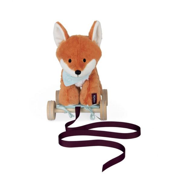 Peluche renard paprika à trainer Kaloo