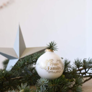 Boule de sapin personnalisée