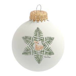 Boule de Noël faon de baubels