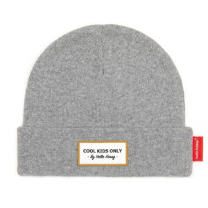 Bonnet Hello hossy gris enfant