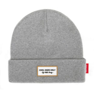 Bonnet Hello hossy gris pour papa