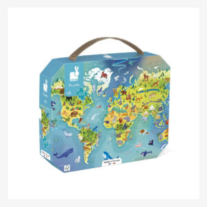 Puzzle monde, 100 pièces - Janod