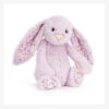 Peluche lapin blossom mauve, en taille medium - Jellycat