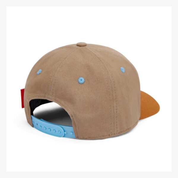 Casquette camel et taupe pour les enfants de 6 ans et plus, de la marque Hello Hossy