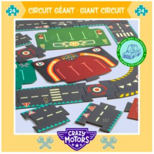 DJECO - CIRCUIT GÉANT |CRAZY MOTORS