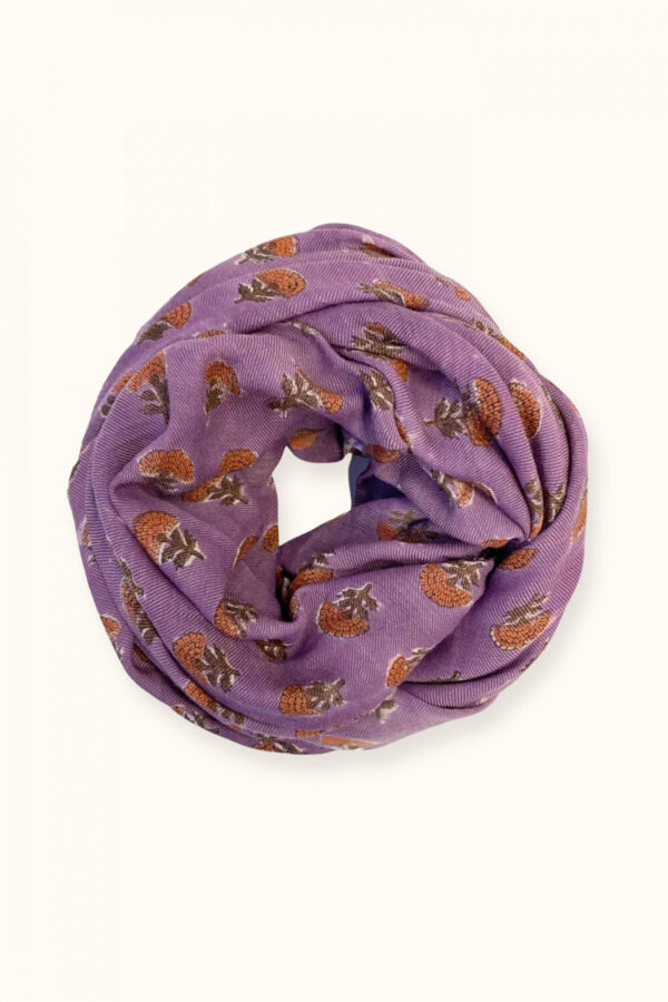 APACHES - FOULARD LAINE |PURPLE