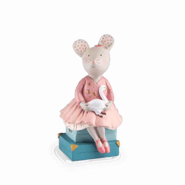 Tirelire souris petite école de danse de la marque Moulin Roty