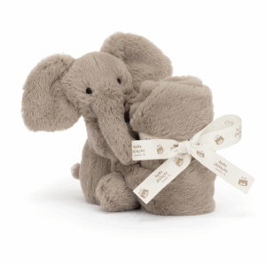Doudou smudge éléphant de la marque Jellycat
