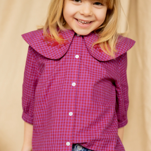 blouse binou khadi fuchsia de la marque Apaches Collections