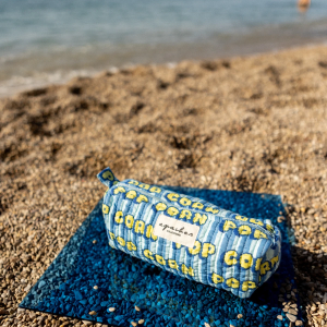 Trousse opal pop corn océan de la marque Apaches Collections