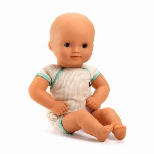 Poupon Baby Green 32cm de la marque Djeco Poméa