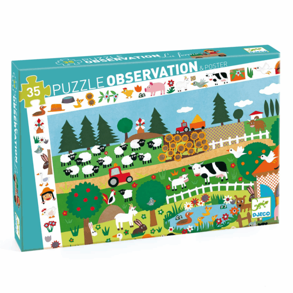 Puzzle observation La Ferme de la marque Djeco