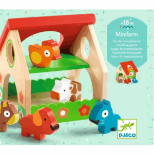 Mini ferme en Bois de la marque Djeco