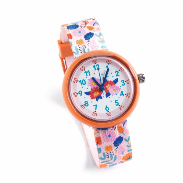 Montre éducative Flowers de la marque Djeco
