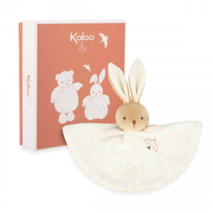 Doudou Lapin Rond Crème de la marque Kaloo