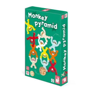 Jeu d'adresse Monkey Pyramid de la marque Janod