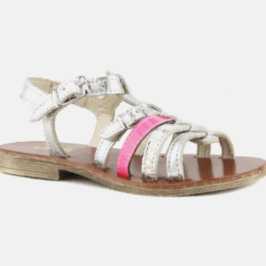 Sandale Bangkok Blanc et Rose de la marque GBB