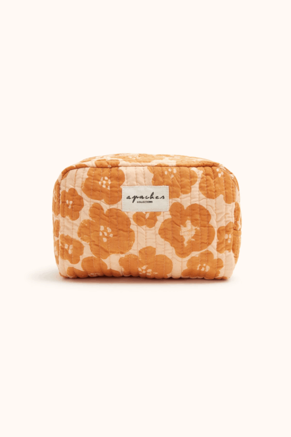 Trousse Gaya Flora Bold Orange de la marque Apaches Collections