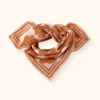 Petit foulard Manika Flora Bold – Orange de la marque Apaches Collections