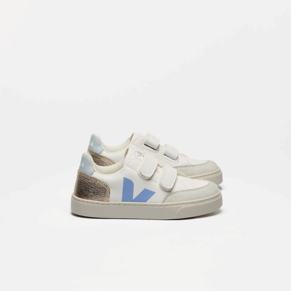 Petites Baskets Blanches Multicolores Olympe de la marque Veja