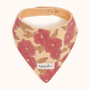 Bavoir Bami Bloom Macadamia de la marque Apaches Collections