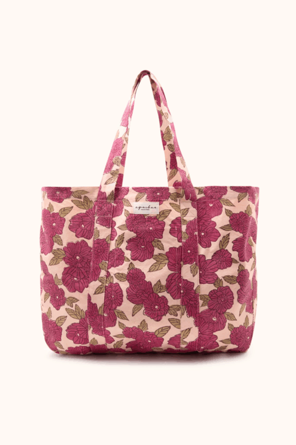 Cabas Sambi Bloom Macadamia de la marque Apaches Collections