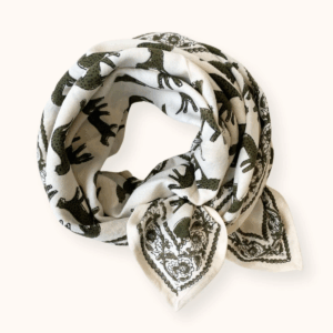 Grand foulard Latika Bengale Eucalyptus de la marque Apaches Collections