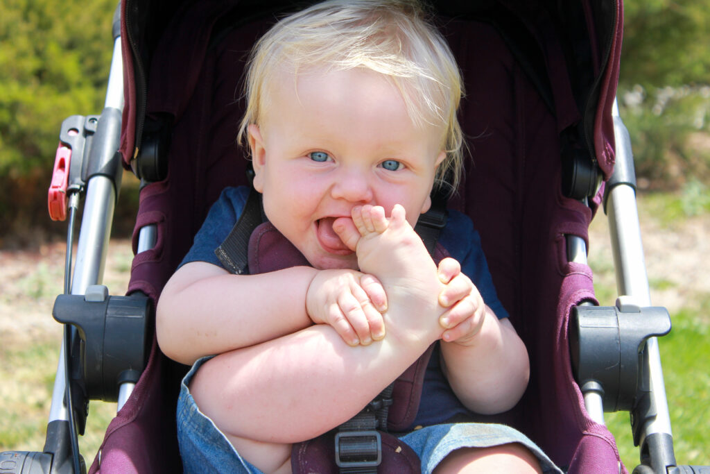 bébé poussette vacances