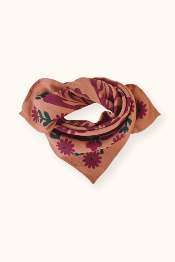 Petit Foulard Manika Rita Rust de la marque Apaches Collections