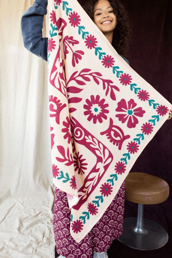 foulard déplié