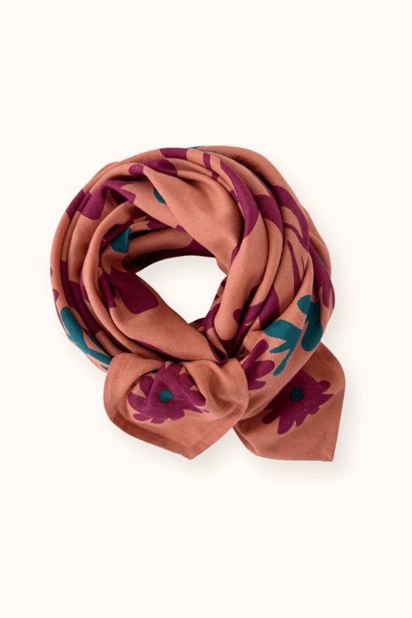 Grand Foulard Latika Rita Rust de la marque Apaches Collections