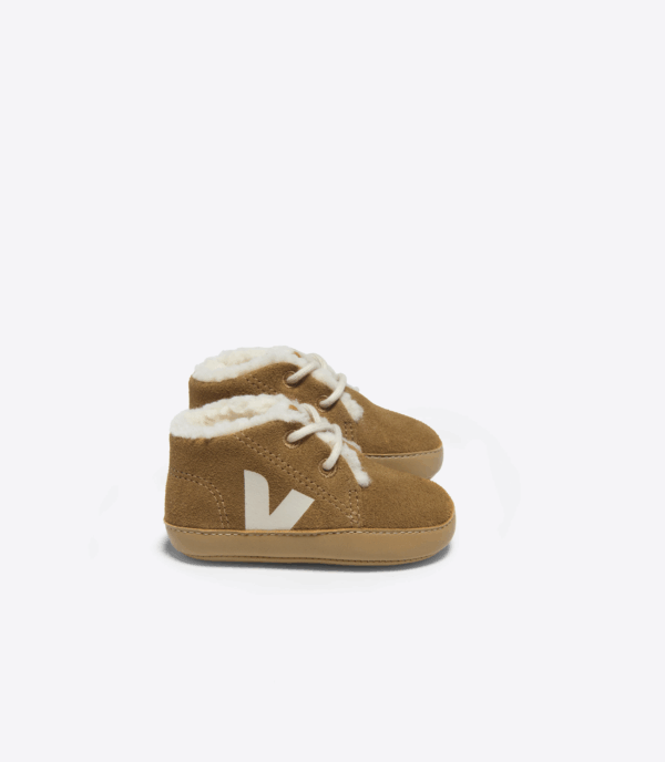 Chausson fourrure Camel Pierre de la marque Veja