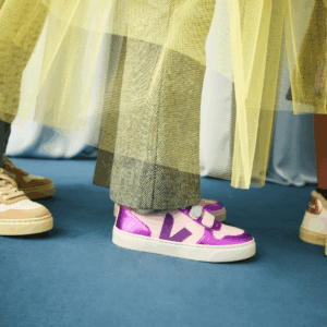 baskets veja rose vue porté