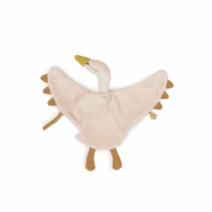 Doudou cygne doré de dos