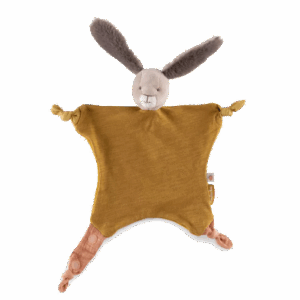 Doudou Lapin Ocre de la marque Moulin Roty