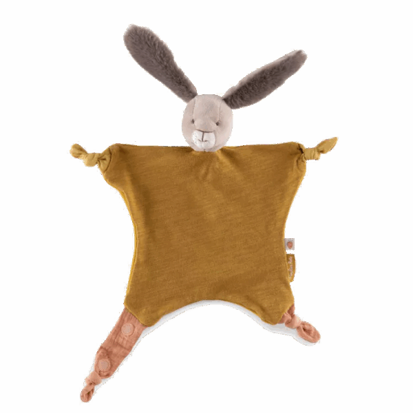 Doudou Lapin Ocre de la marque Moulin Roty