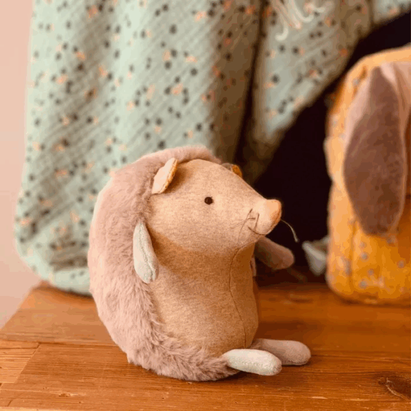 peluche musicale hérisson LAtelier de maman