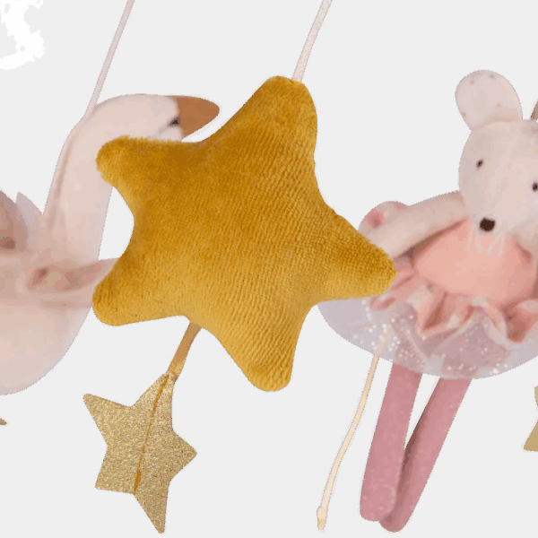 peluche étoile mobile croisillon moulin roty