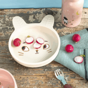 assiette silicone après la pluie moulin roty