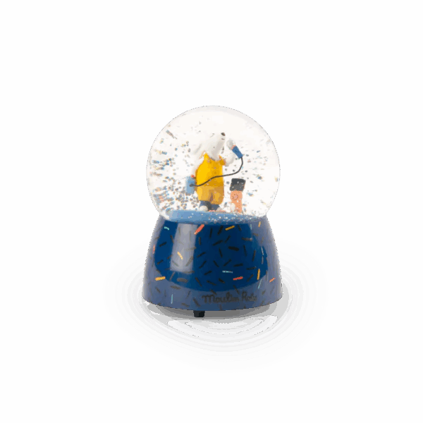 boule a neige musicale puce et pilou de la marque Moulin Roty