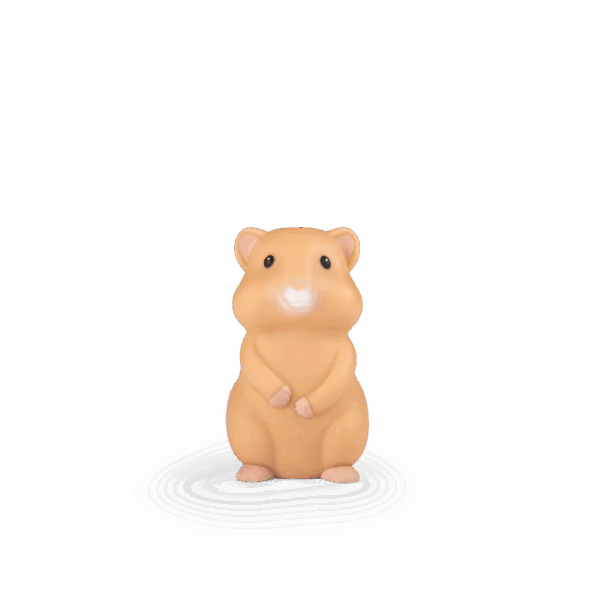 veilleuse hamster puce et pilou rechargeable moulin roty