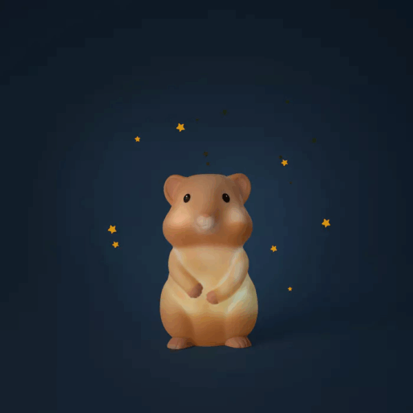 veilleuse hamster moulin roty