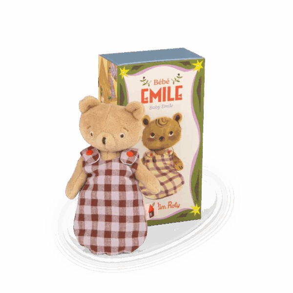 Bébé Émile le petit ours de la collection Les Minouchkas Moulin Roty