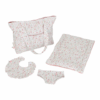 Contenu du sac à langer pour poupées Little Dutch : couche, matelas, bavoir