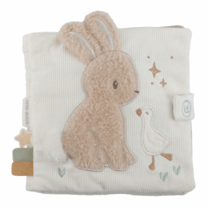 Livret d’activités beige Newborn Naturals Little Dutch, vue de face