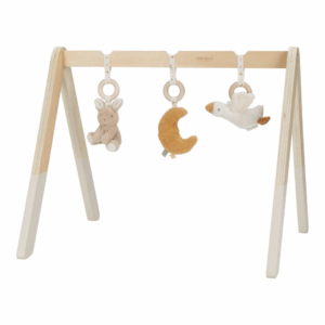 arche en bois bébé Little Dutch Newborn Naturals, arches et jouets suspendus