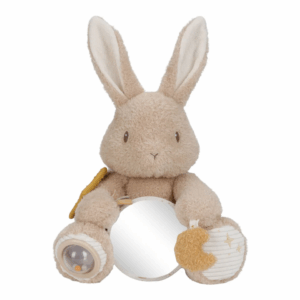 Peluche d’activités Lapin Sable Bébé Lapin Little Dutch vue de face