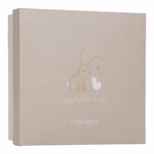 Coffret cadeau Blanc Newborn Naturals Little Dutch emballage cadeau et accessoires