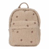 Sac à dos Little Dutch Teddy Taupe pour enfant en tissu teddy doux